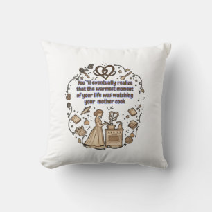 Motherhood Throw Pillow