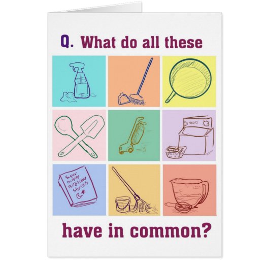 Motherhood tools of the trade cards (Front)