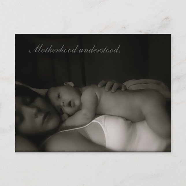 Motherhood understood. postcard (Front)
