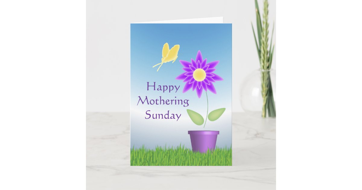 Mothering Sunday Card | Zazzle