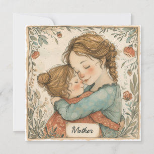 Motherly Bond: Affectionate Wishes Holiday Card