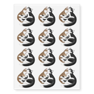 Motherly Love Cats Temporary Tattoo