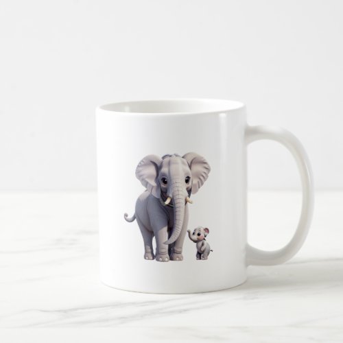 Motherly Love Elephant Mug