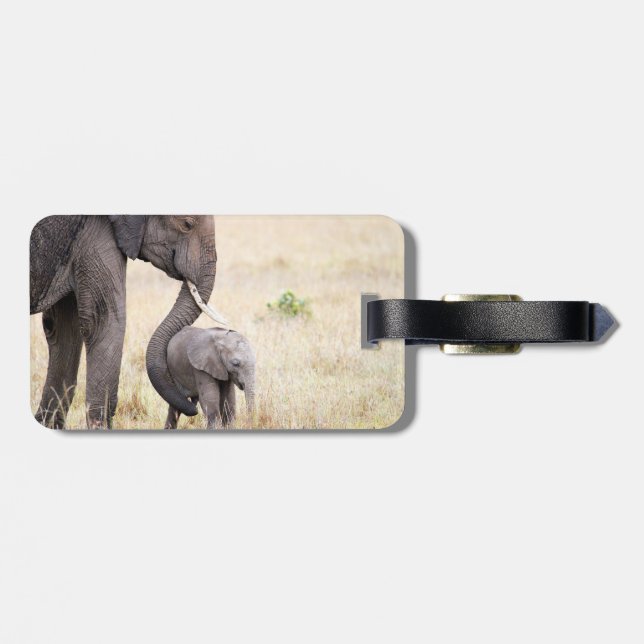 Motherly love luggage tag (Back Horizontal)