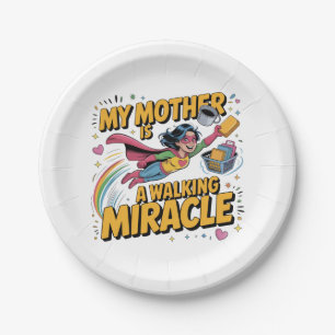 Mothers Are Angels Who Lift Us When Our Wings Paper Plates