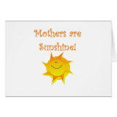 Mothers Are Sunshine (Front Horizontal)