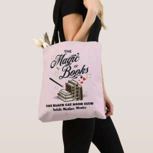 Mother's Birthday Book Club Personalized Gift Tote Bag