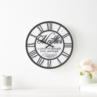 Mother's Circle of Strength and Love Clock