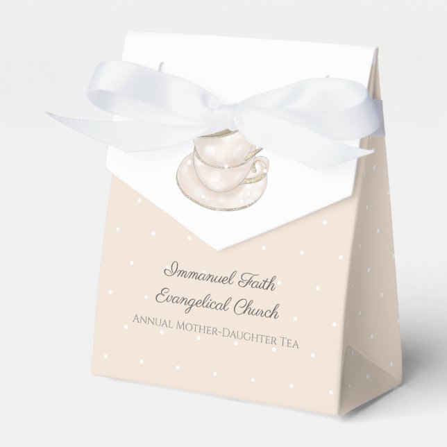 Mothers Daughter Elegant Party Favors Women  Favor Boxes (Front Side)