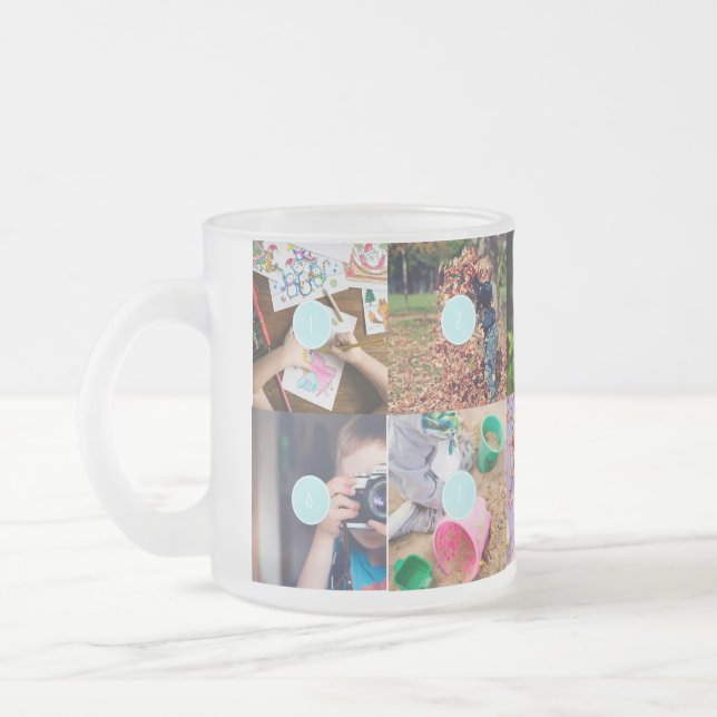 Mother's Day 10 Photos Collage Mug (Left)