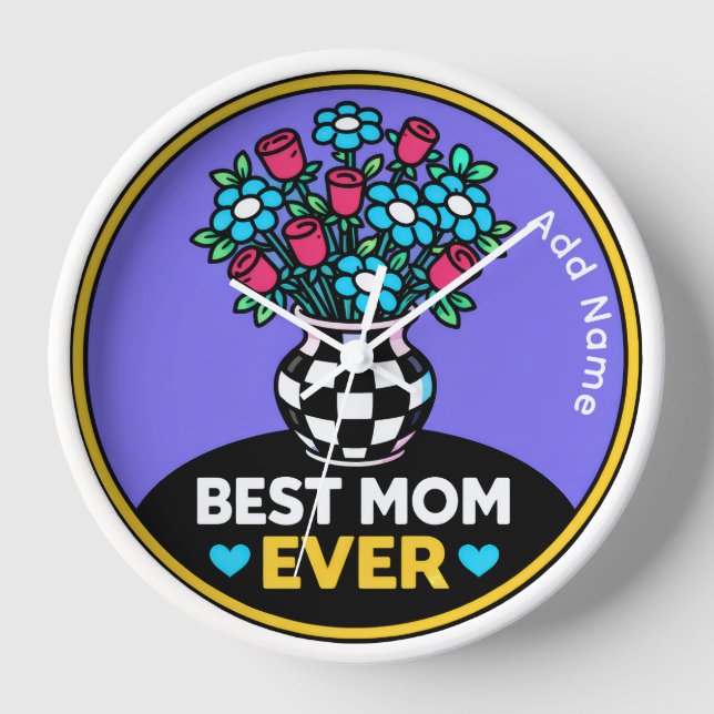 Mother's Day 10" Round Wall Clock (Front)