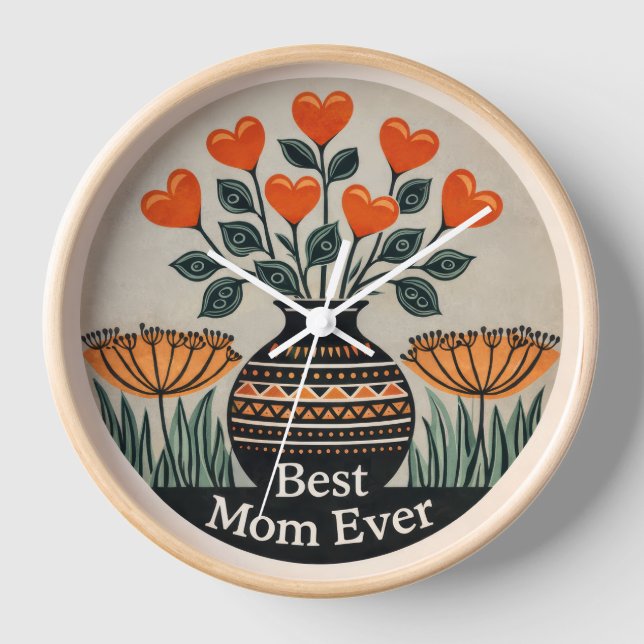 Mother's Day 10" Round Wall Clock (Front)