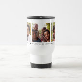 Mother's Day 3 Photo Personalized Travel Mug (Center)