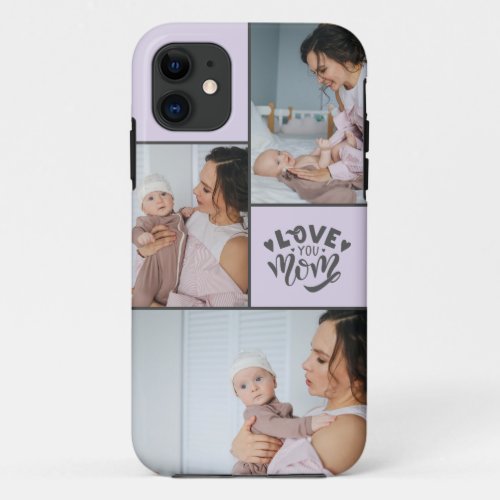 Mothers day 3 Photos college iPhone Case