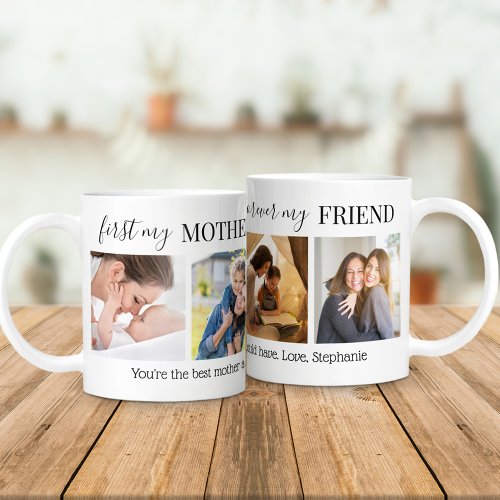 Mothers Day 4 Photo Collage Coffee Mug