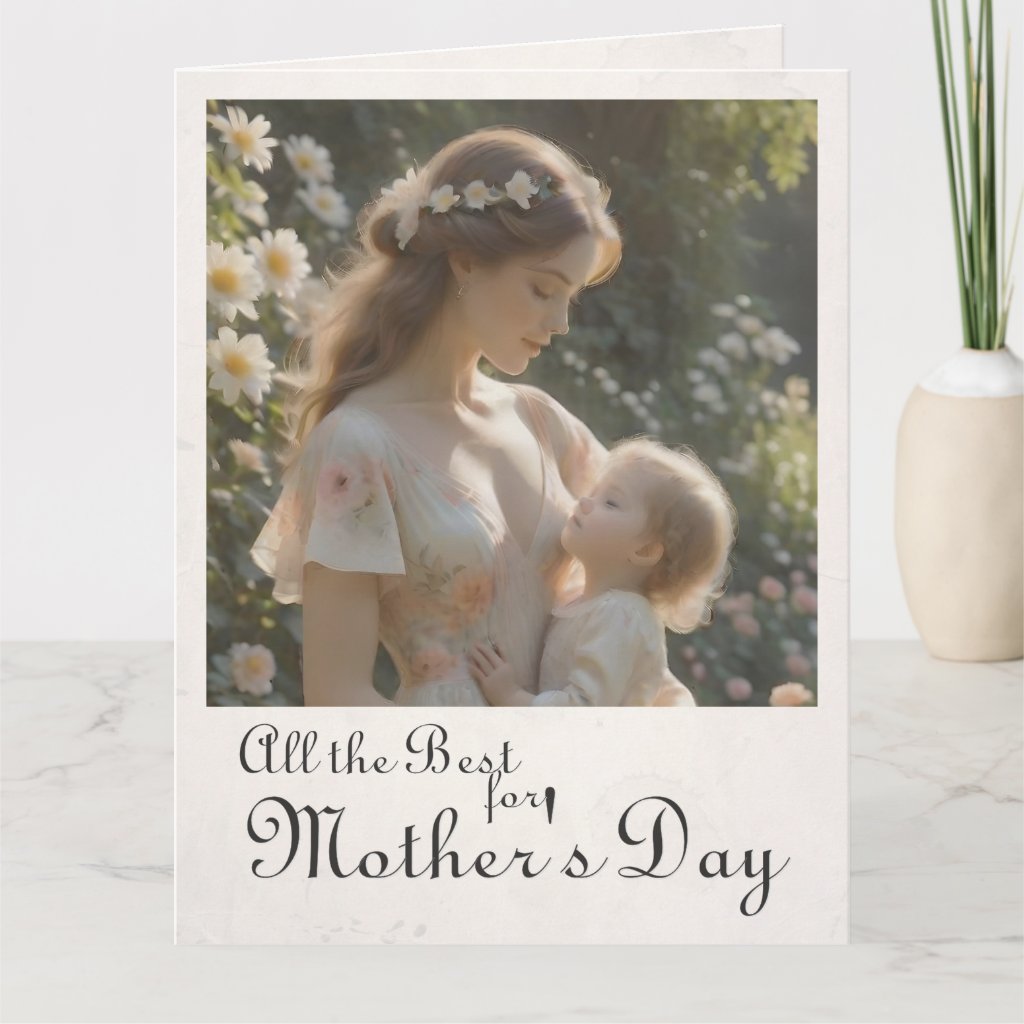 Mother's Day – A Tender Garden Embrace Card