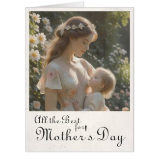 Mother's Day – A Tender Garden Embrace Card