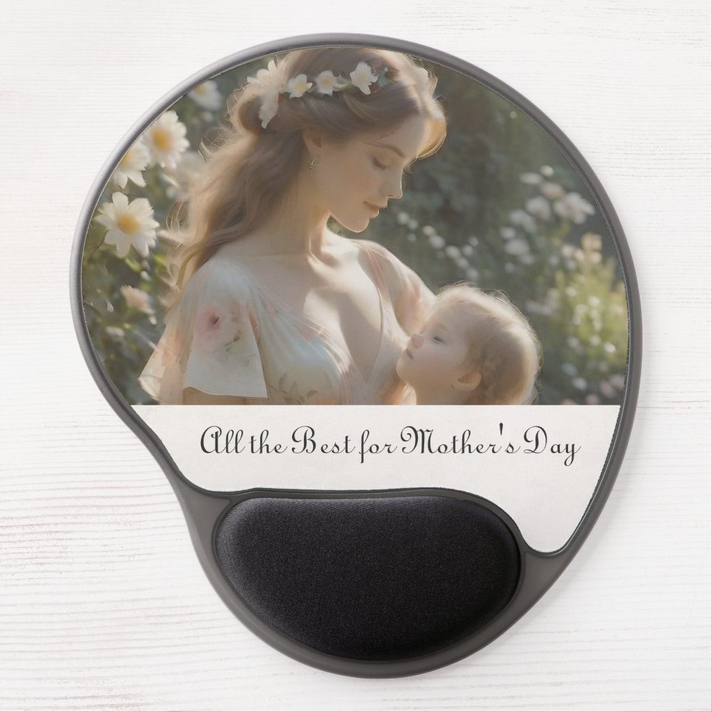 Mother's Day – A Tender Garden Embrace Gel Mouse Pad