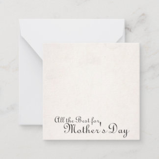 Mother's Day – A Tender Garden Embrace Note Card