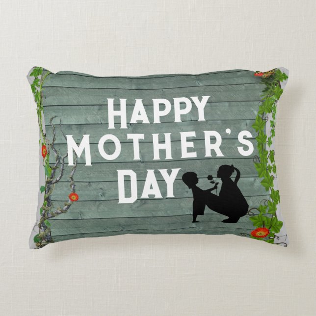 Mother's day  accent pillow (Front)