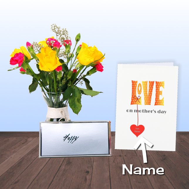 Mothers Day add name LOVE Card (Creator Uploaded)