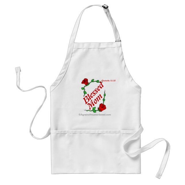Mother's Day Adult Apron (Front)