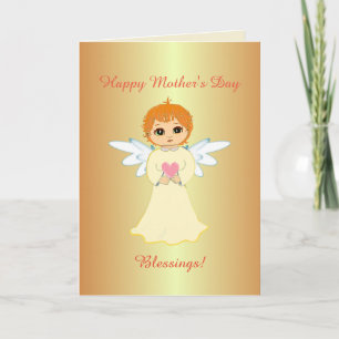 Mother's Day Angel Blessings Card