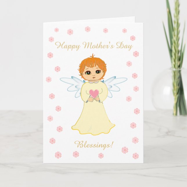 Mother's Day Angel Blessings Card (Front)