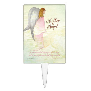 Mother's Day Angel Religious Cake Topper