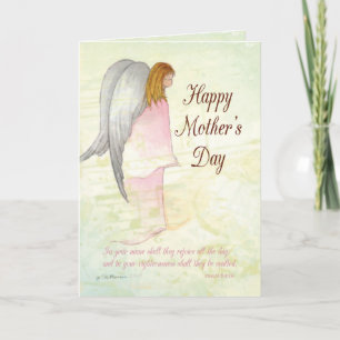 Mother's Day Angel Religious Card