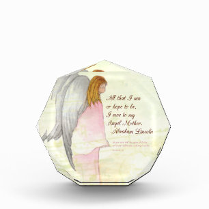 Mother's Day Angel Religious, Round Gift