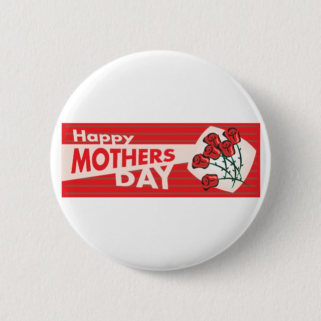 Mothers Day Banner Button (Front)