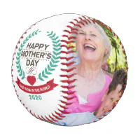 Happy Mother's Day Baseball, Zazzle