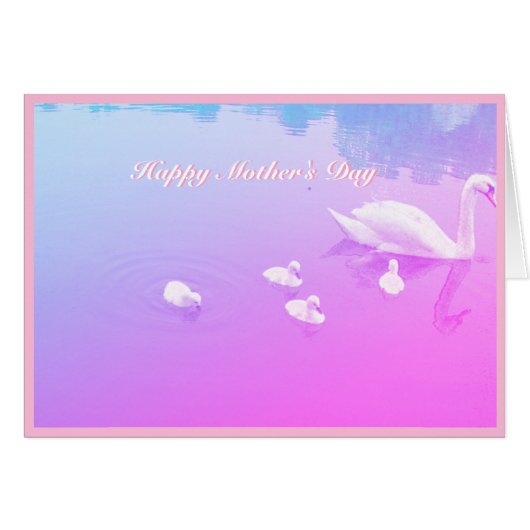 Mother's Day Beautiful Swan Lake (Front Horizontal)