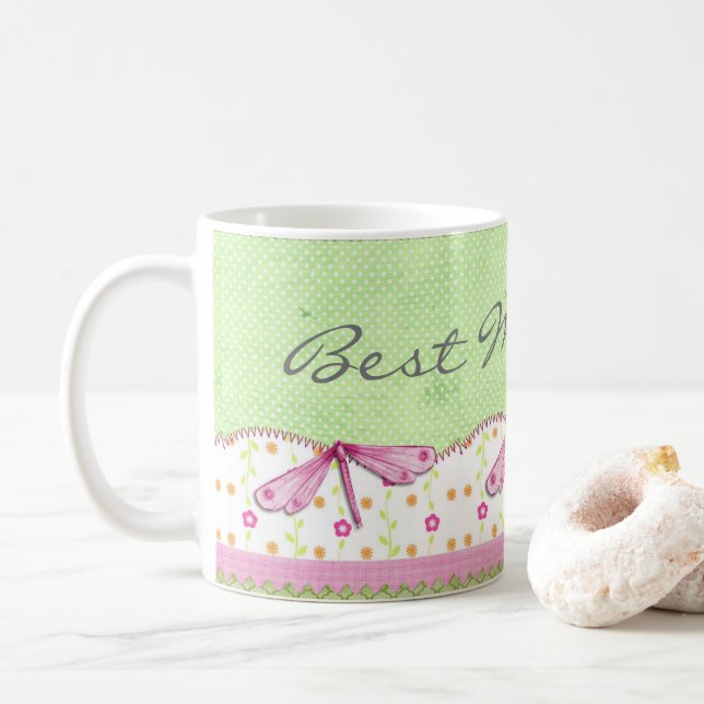 Mothers' Day Best Mom Ever Coffee Mug (With Donut)