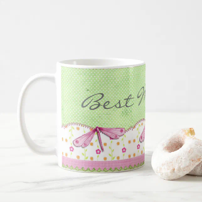 Best Mom Ever! ❤️ Ceramic Mug with Color Accent (Available in Various – Grateful Hearts