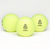 Mother's Day Best Mom In The World Tennis Balls