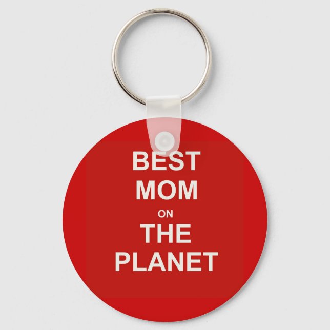 Mother's Day - Best Mom Keychain (Front)