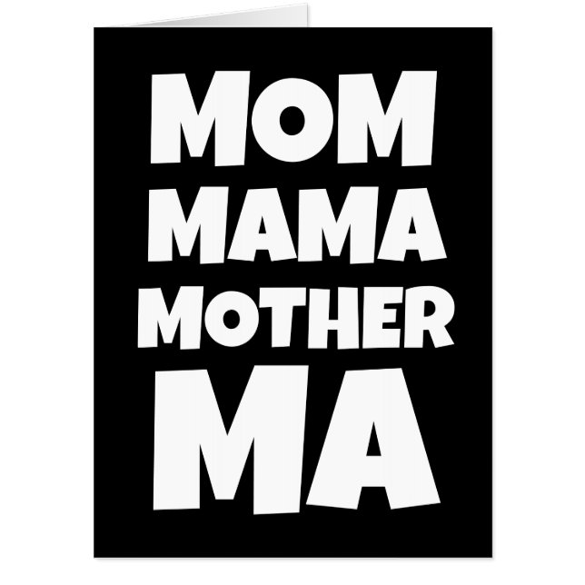 MOTHER'S DAY BIGGEST HUGE GIANT GREETING CARD (Front)