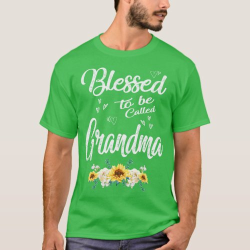 mothers day blessed to be called grandma T_Shirt
