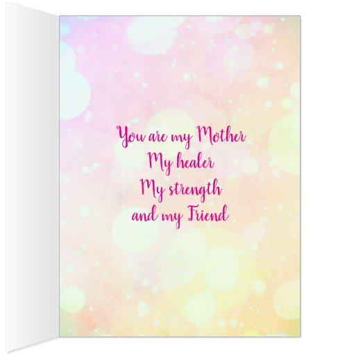 Mother's Day blessing greeting Card | Zazzle