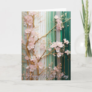  Mother's Day Blooming Cherry Blossoms Wall  Card