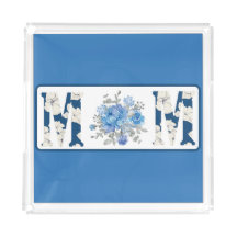 Mothers Day Blue Floral Mom