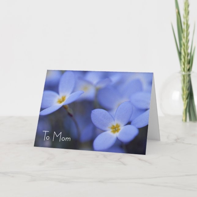 Mother's Day - Bluettes Greeting Card (Front)