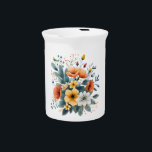 Mother's Day Boho Flowers Clipart-61983 Beverage Pitcher<br><div class="desc">Mother's Day Boho Flowers Clipart-61983</div>