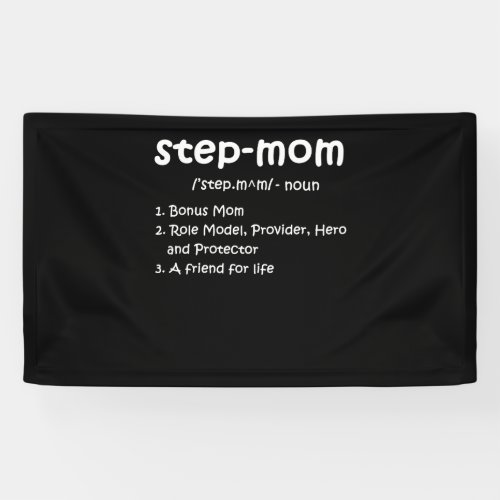Mothers Day Bonus Mom Friend For Life Step Mom Banner