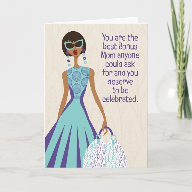 Mother's Day - Bonus Mom Thank You Card (Front)