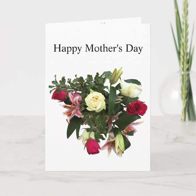 Mother's Day Bouquet Card (Front)