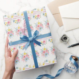 Mother's Day Bouquets Wrapping Paper