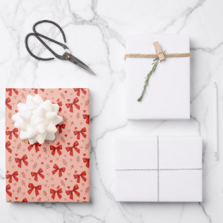 Mother's Day bows Wrapping Paper Sheets